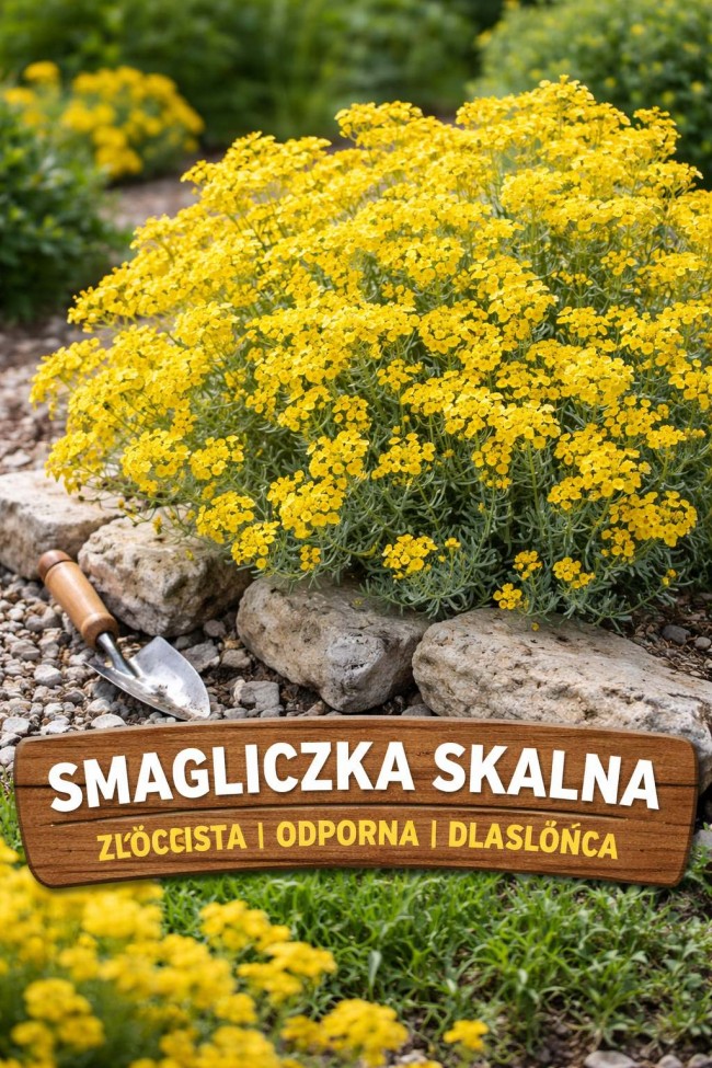 Smagliczka skalna (Aurinia saxatilis) 
