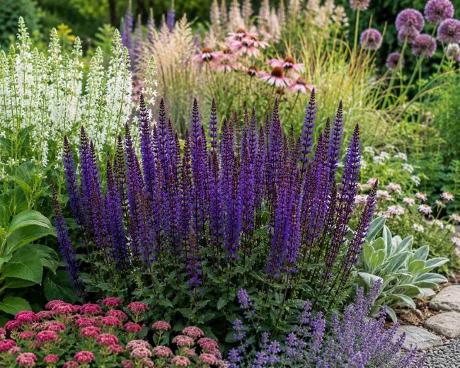 Szałwia omszona 'CARADONNA' (Salvia nemorosa) 