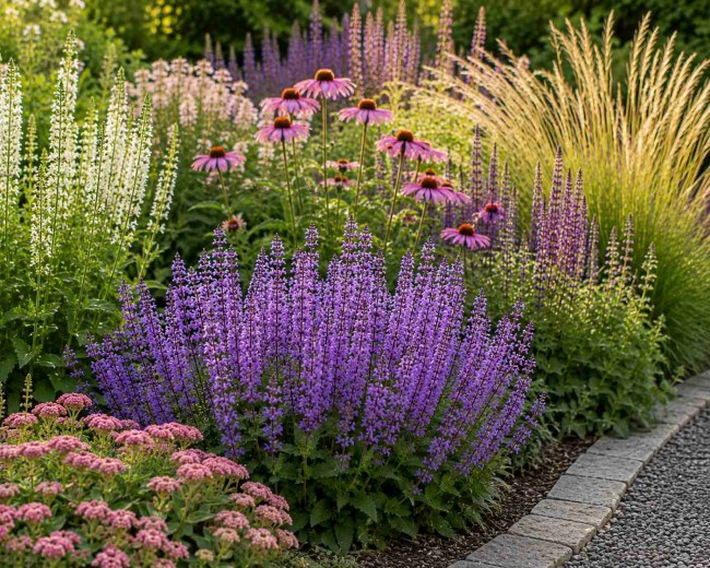 Szałwia omszona 'SALUTE LAVENDER' (Salvia nemorosa) 