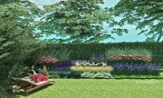 Gotowy projekt ogrodu - "Rabata Zmysłowa MINI" (BEZ SADZONEK).
